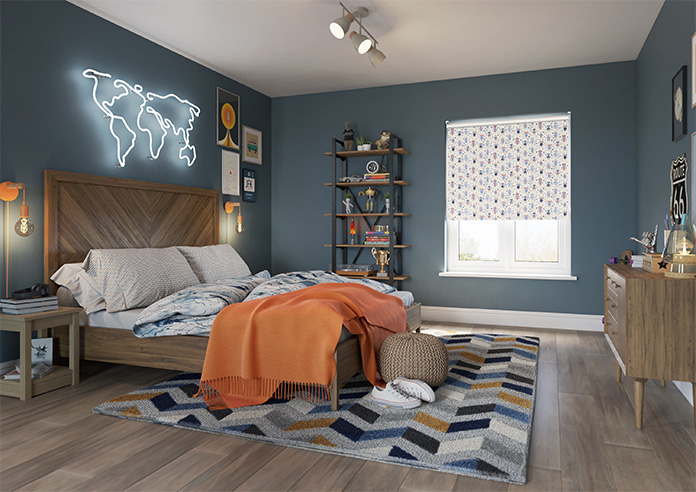 Robots, Creative Orange - Twist&Fit Roller Blind - Image 7